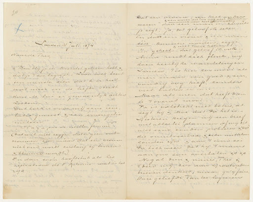Carta a Theo. Londres, Viernes, 31 de Julio 1874